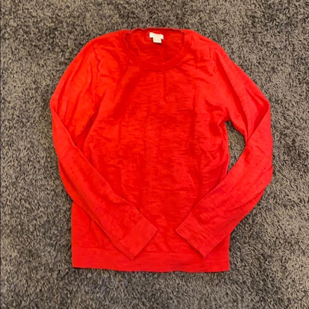 Gently used J. Crew Sweater in Red